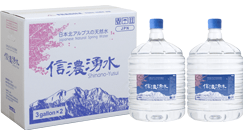 信濃湧水ミネラルウォーター12Lボトル2本