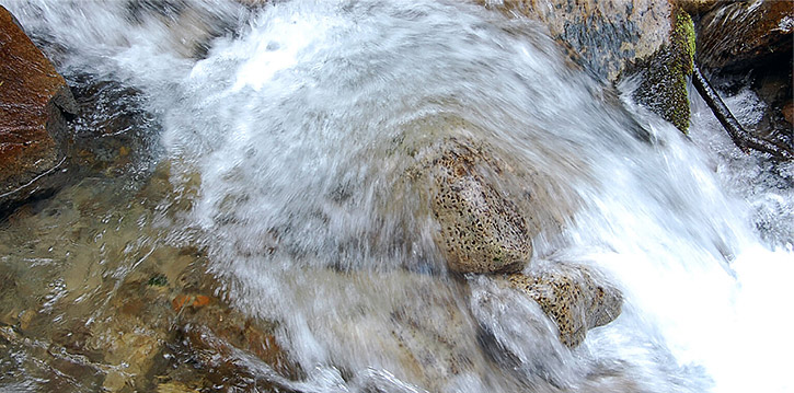 北アルプスの天然湧水